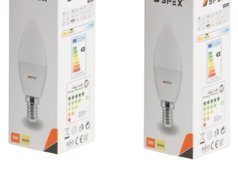 SPEX candle light thread 9w set of 2