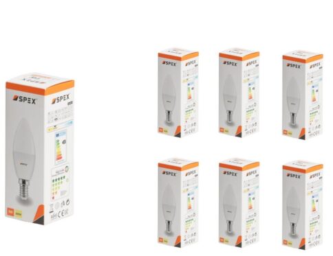 Spex candle light thread 9w set of 6 3000k