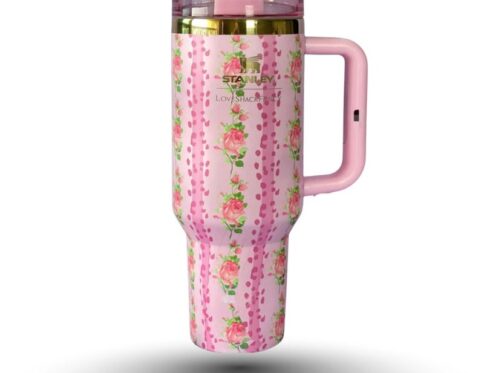 Stanley Floral Print Quencher H2.0 Insulated Tumbler (40 OZ | 1.18L)