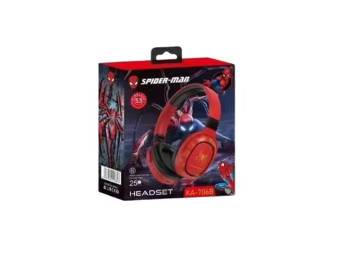 Spider-Man Bluetooth Headset KA-706B | Wireless Kids Headphones with Mic