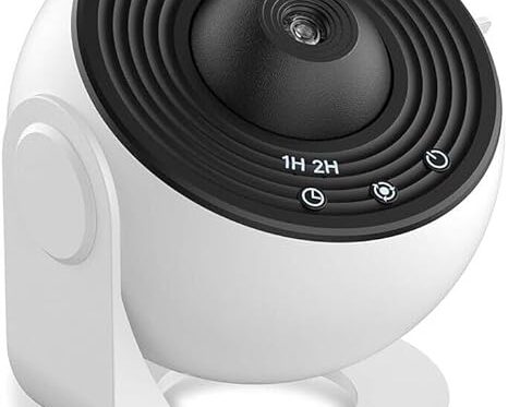 Moon Light LED Lamp Earth Planet Projector with Bracket ? USB Powered Moon Night Light, 3D Planet Projection Lamp for Bedroom, Home Decor & Gifts