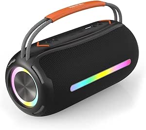 Bluetooth Speaker 360? Wireless portable boombox speaker ? IPX6 Waterproof / black color
