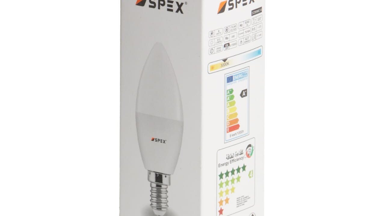 Spex Candle Light 9wat ( set of 100pcs)