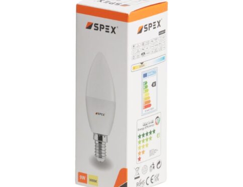 Spex Candle Light 9wat ( set of 100pcs)