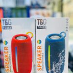 Portable Bluetooth Speaker TG663 with RGB LED Lighting ? 10W Output, Outdoor Subwoofer, Bluetooth, FM Radio, USB/TF Card / Red color